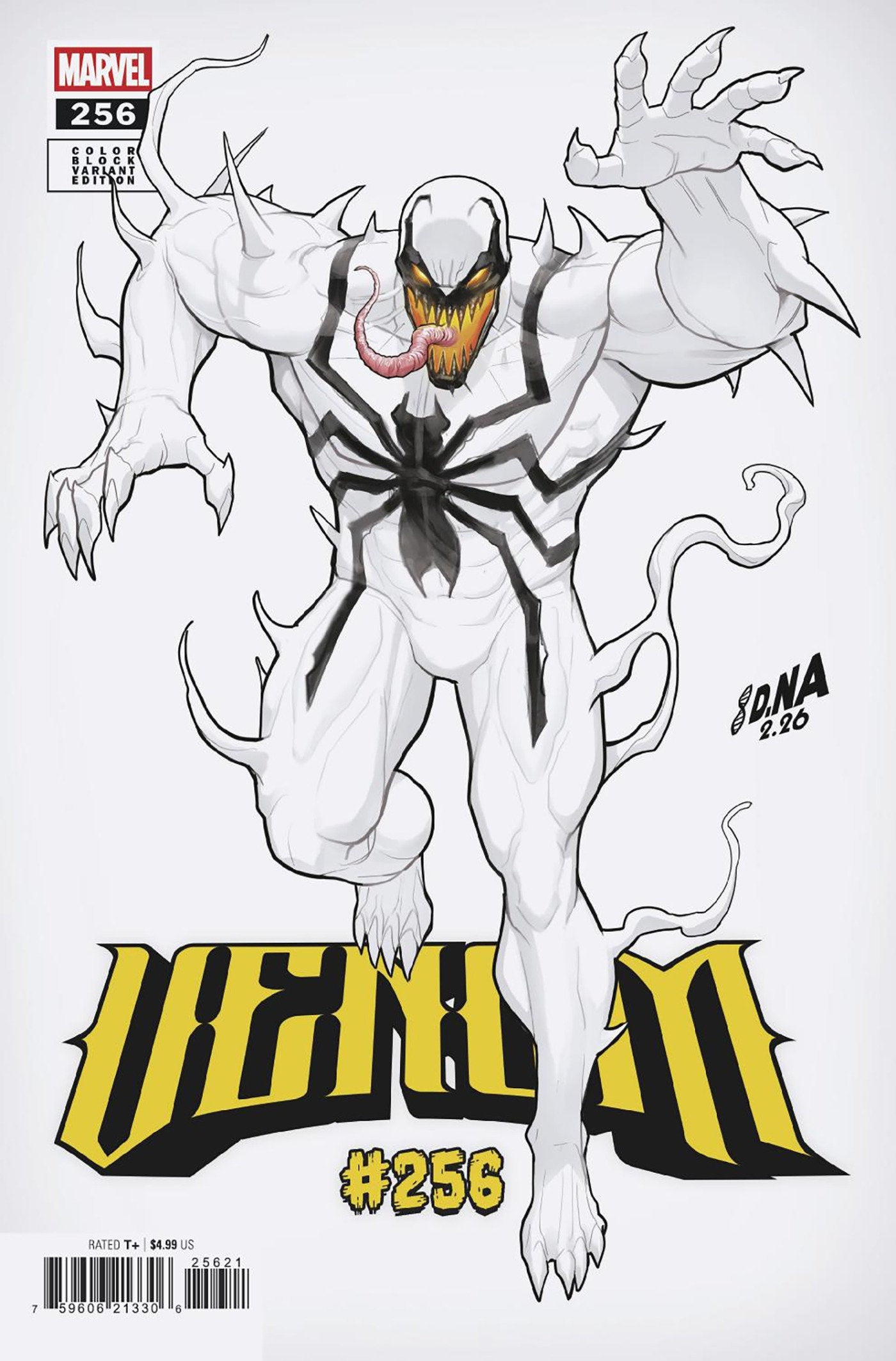 Signed by David Nakayama] VENOM #256 DAVID NAKAYAMA COLOR BLOCK