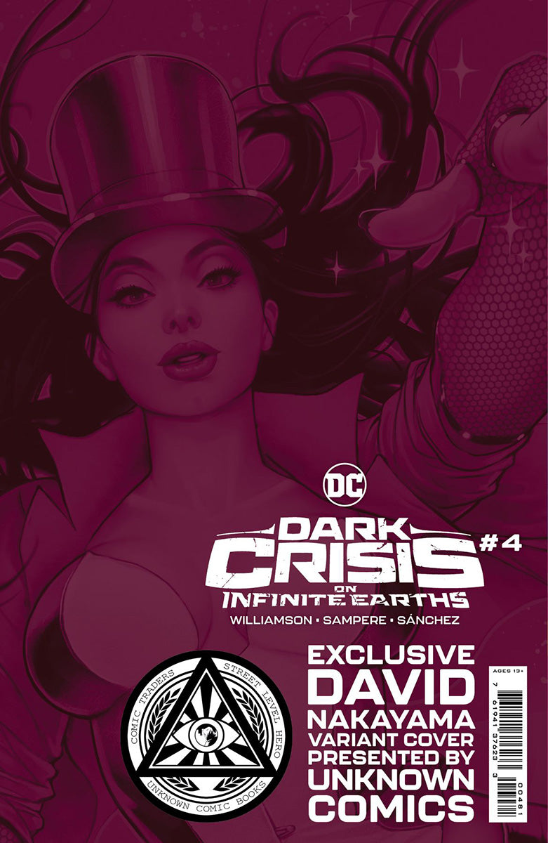 DARK CRISIS ON INFINITE EARTHS #4 UNKNOWN COMICS DAVID NAKAYAMA EXCLUSIVE VAR (06/28/2023)