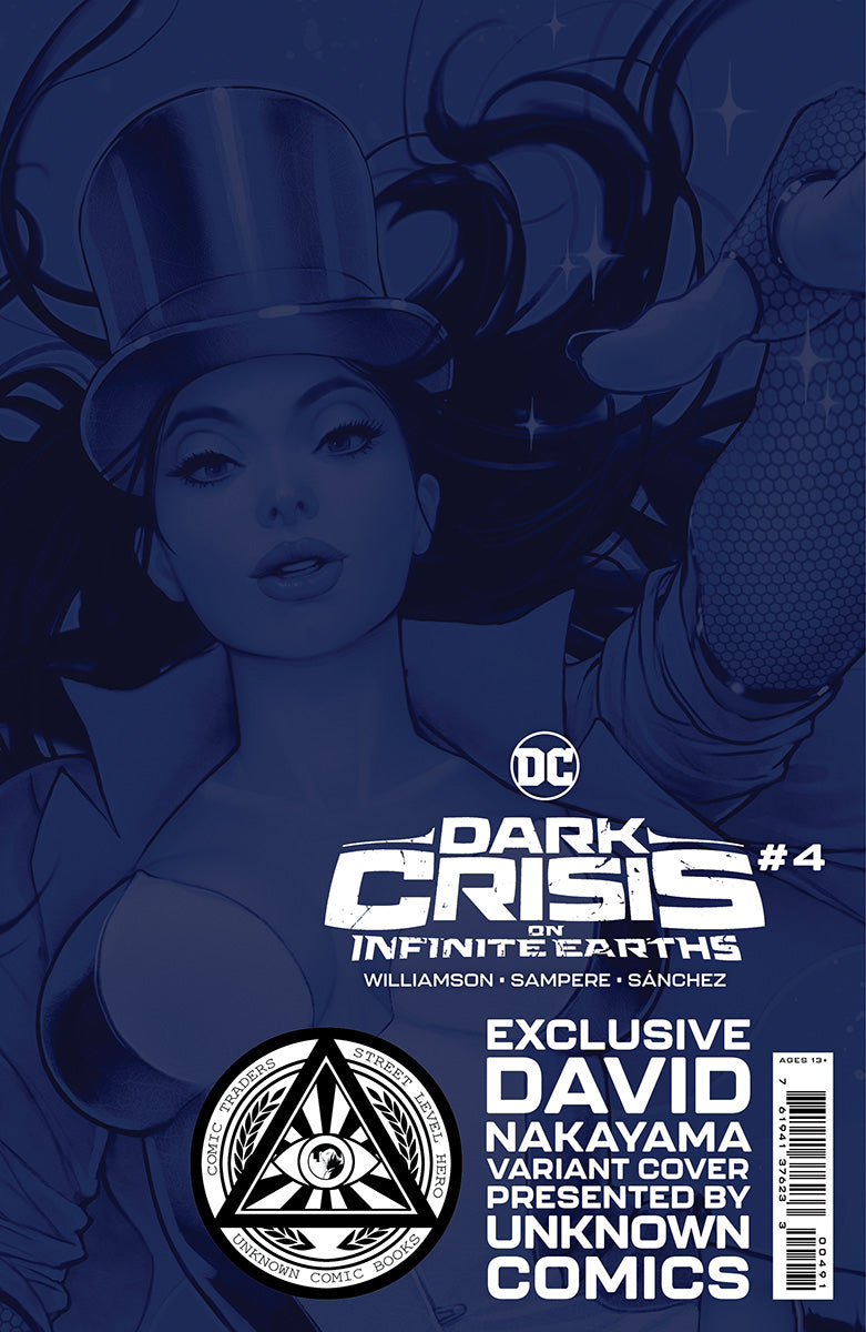 DARK CRISIS ON INFINITE EARTHS #4 UNKNOWN COMICS DAVID NAKAYAMA EXCLUSIVE VIRGIN VAR (06/28/2023)