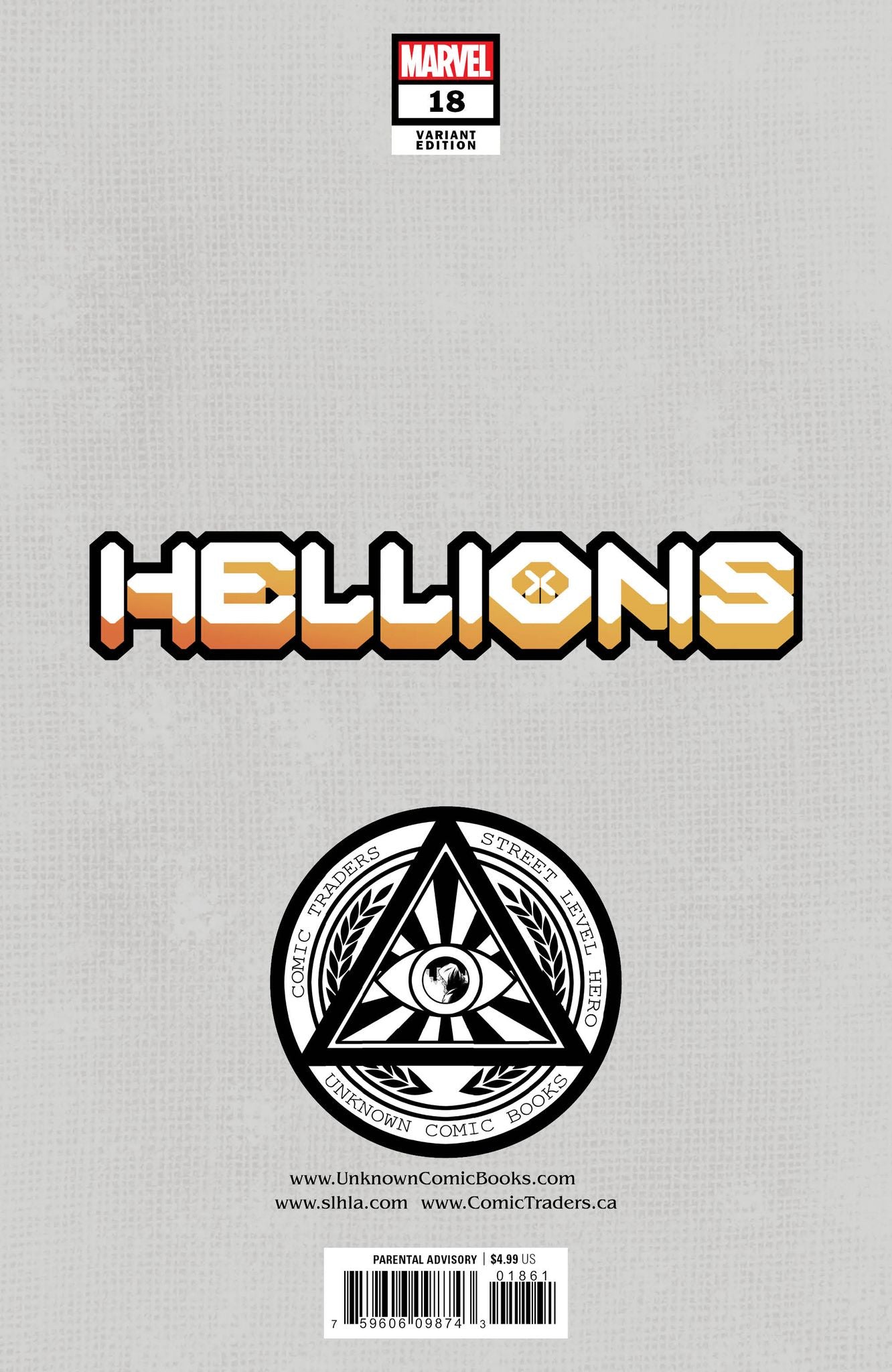 [Signed by David Nakayama] Hellions #18 Unknown Comics David Nakayama Exclusive Color Bleed Var [INST]
