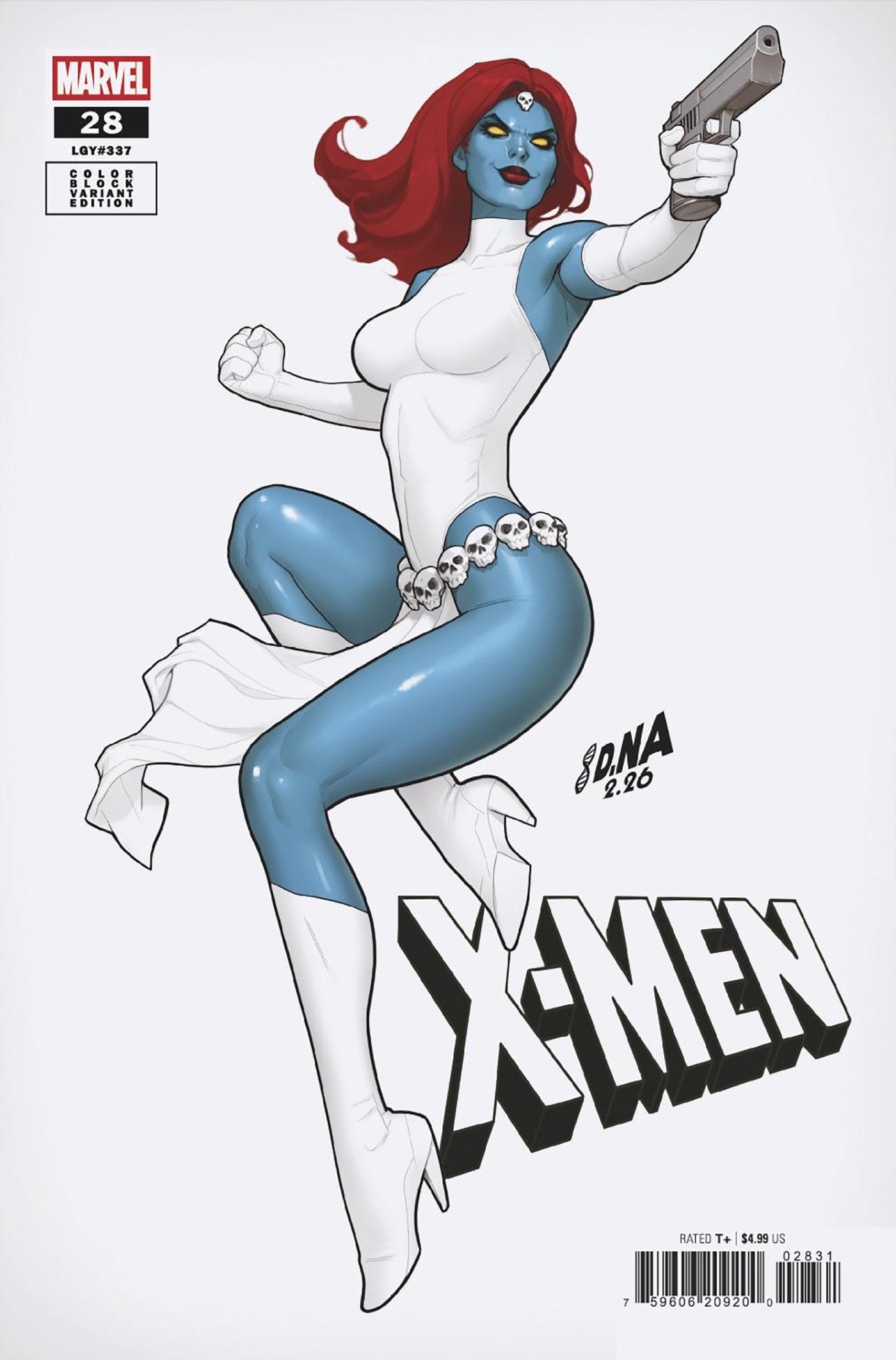 [Signed by David Nakayama] X-MEN #28 DAVID NAKAYAMA COLOR BLOCK WHITE VARIANT (01/13/2027)