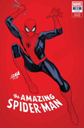 [Signed by David Nakayama] AMAZING SPIDER-MAN #21 DAVID NAKAYAMA COLOR BLOCK RED VARIANT (01/13/2027)