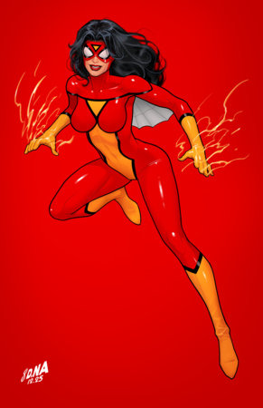 [Signed by David Nakayama] AMAZING SPIDER-MAN #22 DAVID NAKAYAMA COLOR BLOCK RED VIRGIN VARIANT (01/13/2027)