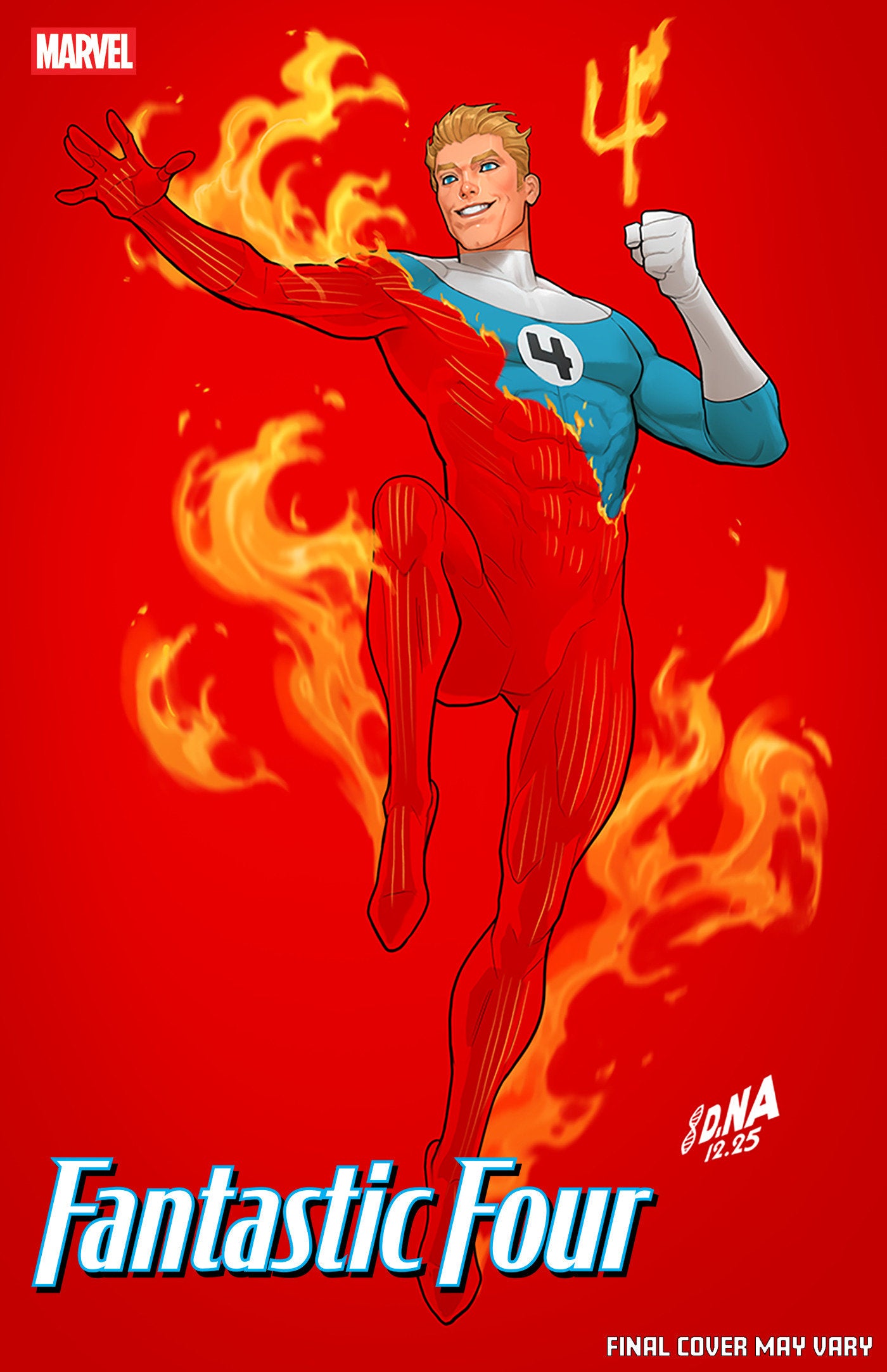 [Signed by David Nakayama] FANTASTIC FOUR #8 DAVID NAKAYAMA COLOR BLOCK RED VAR (02/18/2026)