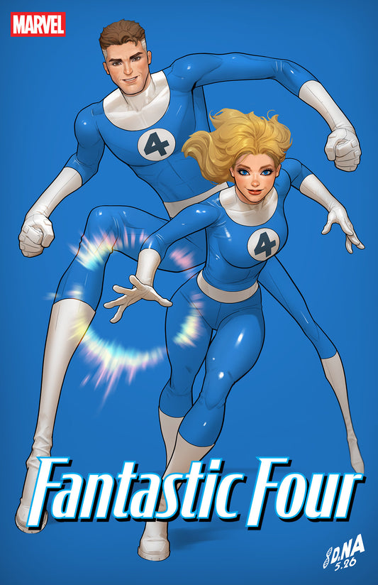 [Signed by David Nakayama] FANTASTIC FOUR #14 DAVID NAKAYAMA COLOR BLOCK BLUE VARIANT (01/13/2027)