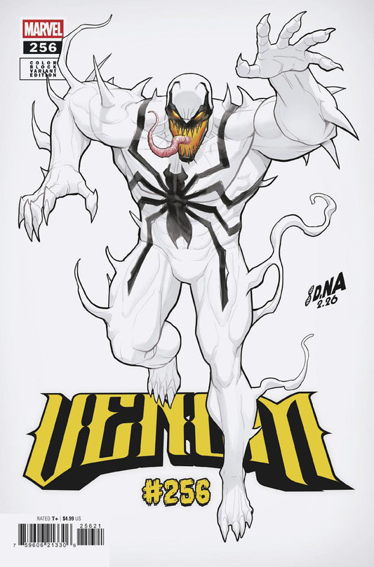 [Signed by David Nakayama] VENOM #256 DAVID NAKAYAMA COLOR BLOCK WHITE VARIANT  (01/13/2027)