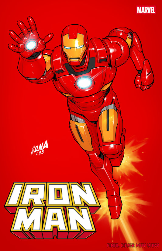 [Signed by David Nakayama] IRON MAN #2 DAVID NAKAYAMA COLOR BLOCK RED VAR (01/13/2027)