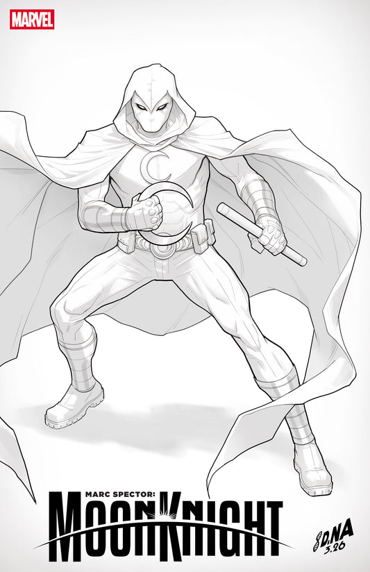 [Signed by David Nakayama] MARC SPECTOR: MOON KNIGHT #3 DAVID NAKAYAMA COLOR BLOCK WHITE VARIANT (01/13/2027)