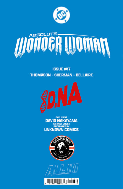 [Signed by David Nakayama] ABSOLUTE WONDER WOMAN #17 DAVID NAKAYAMA EXCLUSIVE VAR (07/29/2026)