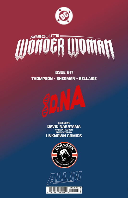 [FOIL] ABSOLUTE WONDER WOMAN #17 DAVID NAKAYAMA EXCLUSIVE VIRGIN VAR (02/25/2026)