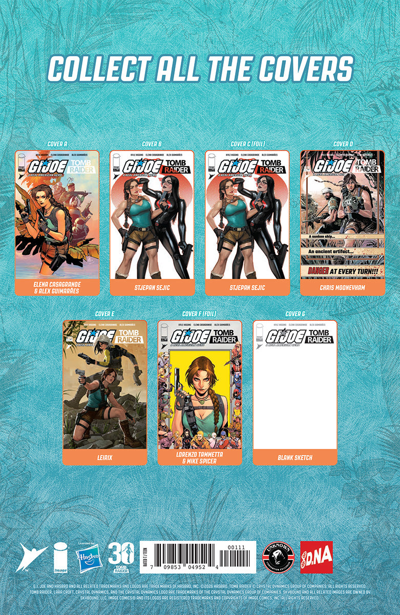 [Signed by David Nakayama] GI JOE A REAL AMERICAN HERO TOMB RAIDER #1 DAVID NAKAYAMA EXCLUSIVE VAR (01/27/2027)