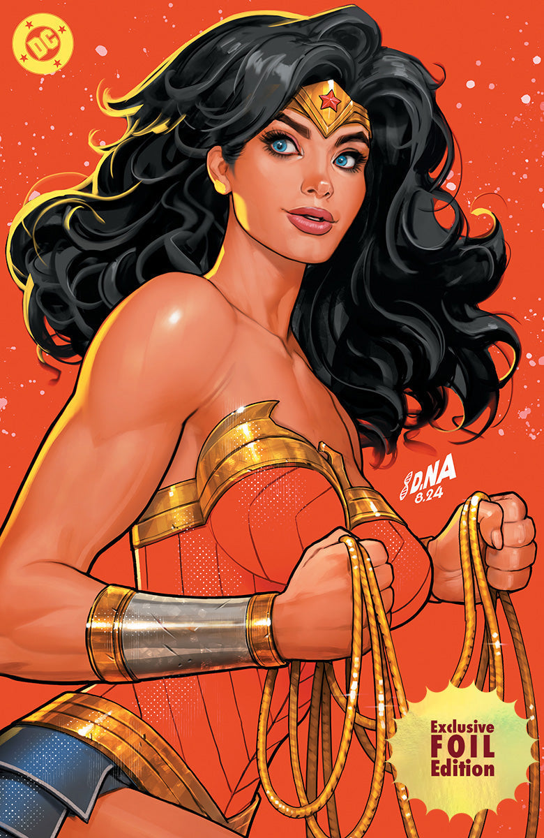 {2 PACK FOIL} WONDER WOMAN #14 DAVID NAKAYAMA NYCC BLACK & GOLD EXCLUSIVE VIRGIN VAR (10/26/2024)