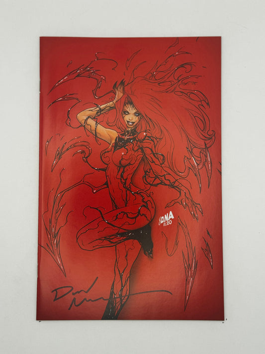 [SIGNED by David Nakayama] KING IN BLACK GWENOM VS CARNAGE #2 (OF 3) UNKNOWN COMICS DAVID NAKAYAMA EXCLUSIVE VIRGIN CARNAGE VAR (11/30/2022)