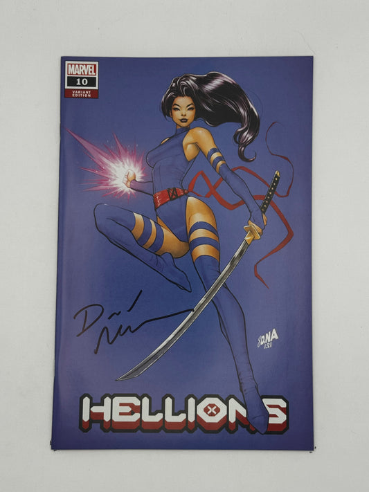 [SIGNED by David Nakayama] HELLIONS #10 UNKNOWN COMICS DAVID NAKAYAMA EXCLUSIVE VAR (11/30/2022)