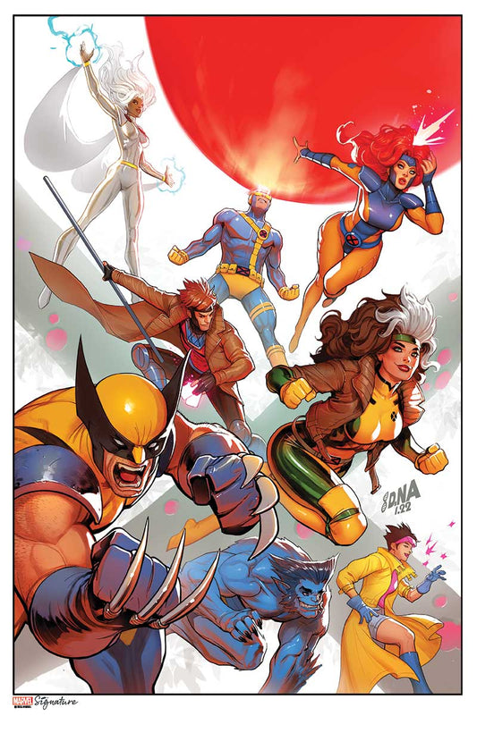 MARVEL SIGNATURE X-MEN '92 TEAM SPECIAL EDITION DAVID NAKAYAMA ART PRINT (03/27/2024)