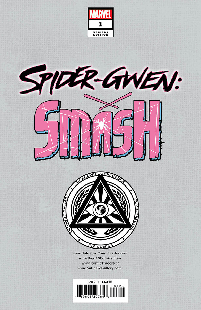 SPIDER-GWEN: SMASH #1 UNKNOWN COMICS DAVID NAKAYAMA EXCLUSIVE VIRGIN VAR (12/13/2023)