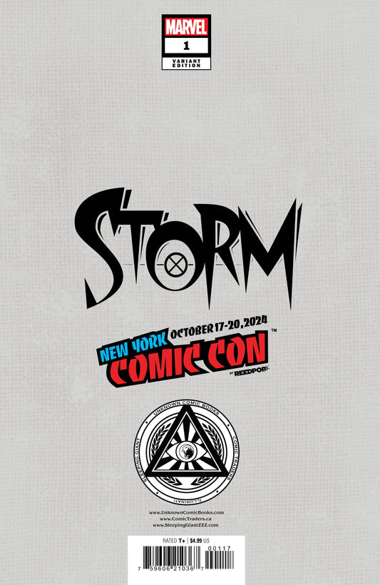 [Signed by Nakayama W/ COA] STORM #1 [FOIL] UNKNOWN COMICS DAVID NAKAYAMA EXCLUSIVE VIRGIN VAR SIGNED BY DAVID NAKAYAMA [IN STOCK]