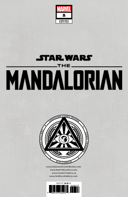 STAR WARS: THE MANDALORIAN SEASON 2 #8 UNKNOWN COMICS DAVID NAKAYAMA EXCLUSIVE VAR (01/10/2024)