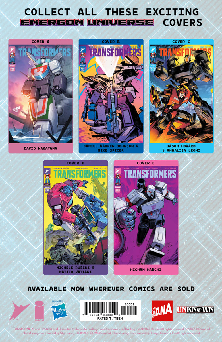 Signed by David Nakayama] TRANSFORMERS #35 DAVID NAKAYAMA NYCC