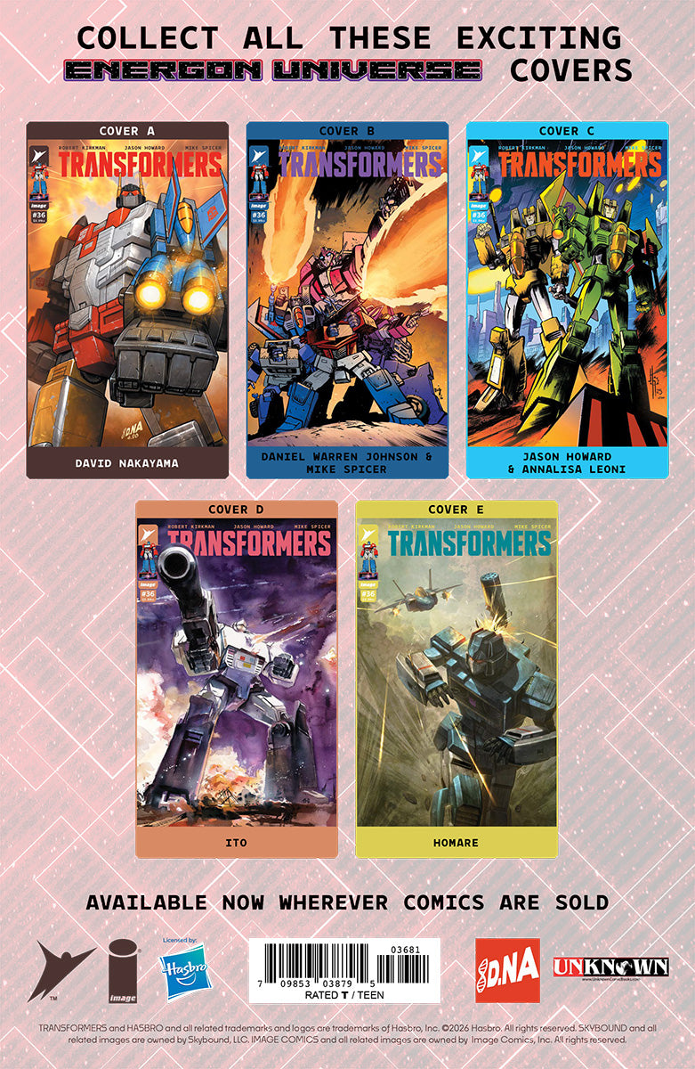 Signed by David Nakayama] TRANSFORMERS #36 DAVID NAKAYAMA NYCC