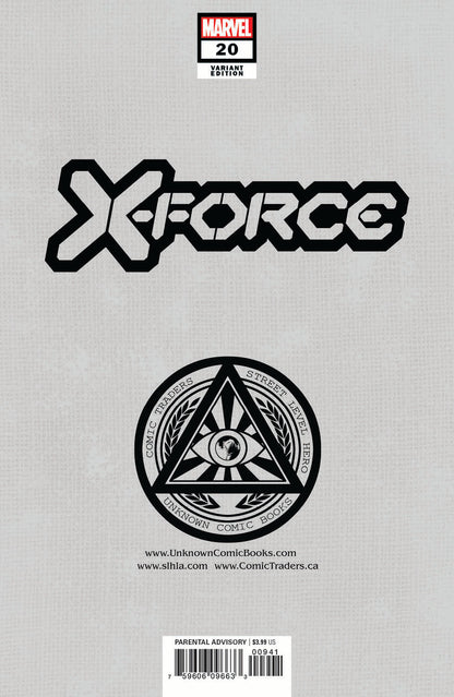 X-FORCE #20 UNKNOWN COMICS DAVID NAKAYAMA EXCLUSIVE VIRGIN VAR GALA (06/02/2021)