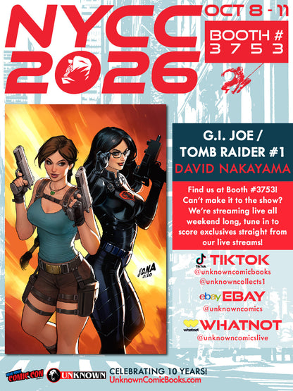 GI JOE A REAL AMERICAN HERO TOMB RAIDER #1 DAVID NAKAYAMA NYCC EXCLUSIVE VIRGIN VAR (10/28/2026)