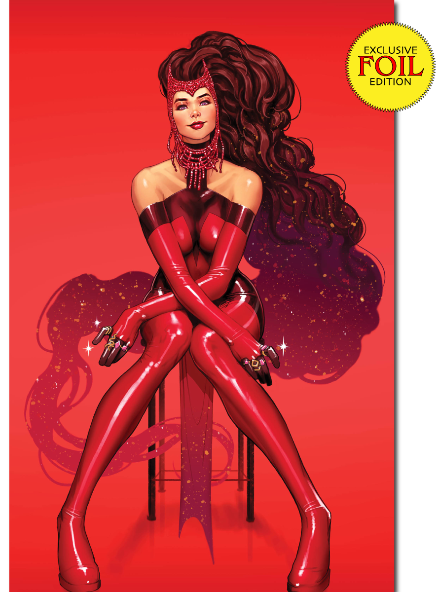 [SIGNED] [FOIL] SCARLET WITCH ANNUAL #1 UNKNOWN COMICS DAVID NAKAYAMA EXCLUSIVE VIRGIN VAR (01/31/2024)