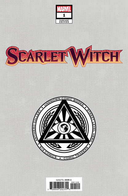 [SIGNED] SCARLET WITCH #1 UNKNOWN COMICS DAVID NAKAYAMA EXCLUSIVE VIRGIN VAR (10/25/2023)