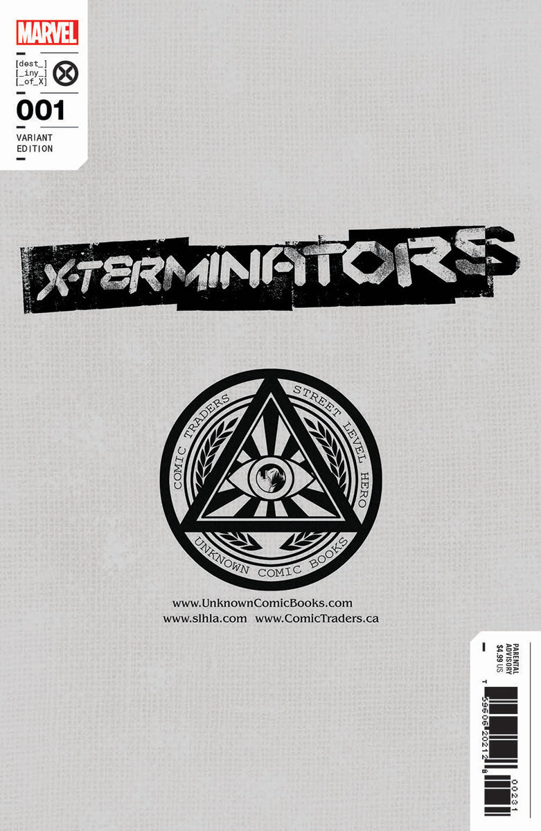 [SIGNED] X-TERMINATORS #1 UNKNOWN COMICS DAVID NAKAYAMA EXCLUSIVE VIRGIN VAR (05/31/2023)